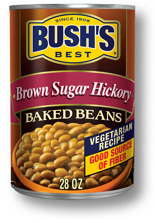 Bush's Best Brown Sugar Hickory Baked Beans Can
